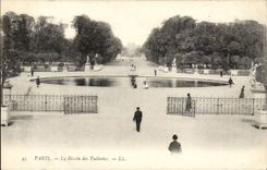 Paris CPA le bassin des Tuileries