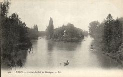 Paris CPA lac du Bois de Boulogne