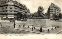 Paris CPA Lion of Belfort