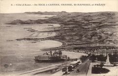 Nice CPA of Nice has Fatty Canne St Raphael Frejus