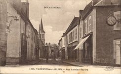 Bourbonnais Varennes on Allier CPA Street Antoine Fayard