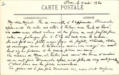 Surroundings of Vichy CPA the road of Malavaux