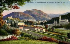Lourdes CPA View the basilica and the peak of Jer