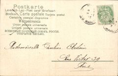 CPA Phantasie-Boot hat sinning