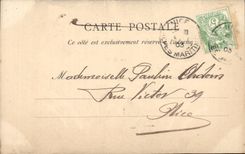 CPA Fantasy Woman and gentleman Children