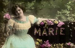 CPA Fantasy Woman Marie First name