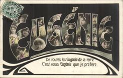 CPA Good Fantasy Celebrates Eugenie Prenom