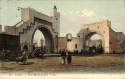 Tunisia Tunis CPA Gate Bab el Khadra