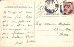 Tunisia Tunis CPA Arab Bazaar in the souk of the fabrics