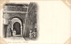 Tunisia CPA Tunis the souk El Bey