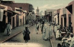 Tunisia CPA Tunis Street Halfaouine