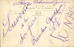 Tunesien Tunis CPA der Hafen und das Kai der Klappstuhle