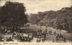 The United Kingdom CPA London London Rotten Row (horses horses)