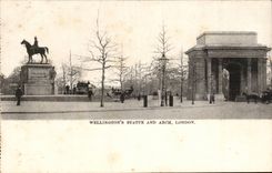 The United Kingdom CPA London London Wellington' S Statue and Arch