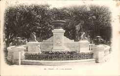 Algeria Oran CPA Aucourt Fountain