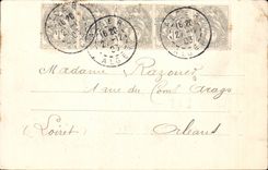 Algeria Oran CPA Aucourt Fountain