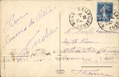 Algeria CPA In the south At the edge of a river (horse)