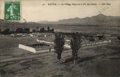 Algeria Batna CPA the negro village and the peak of the cedars