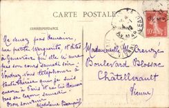 Paris CPA Trocadero Seen from under the Eiffel Tower