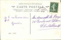 Paris CPA Avenue du Bois (de Boulogne) (automobiles)
