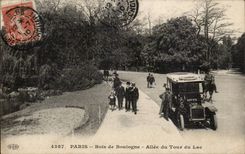 Paris CPA Bois de Boulogne Allee du tour du lac
