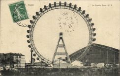 Paris CPA la grande roue