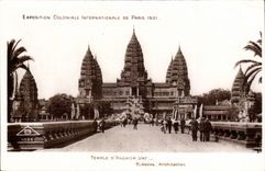 Paris CPA Exposition coloniale internationale de Paris 1931 Temple d'Angkor Vat 