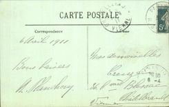 Paris CPA Museum of Cluny Staircase of the vault 15th