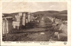 Morocco Volubilis CPA the great way (Decumanana Magnus)