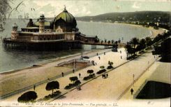 Cannes CPA the palate of Nice walk View