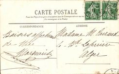 Cannes CPA the palate of Nice walk View