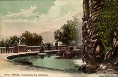 Nice CPA Cascades of the castle