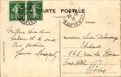 Nice CPA Cascades of the castle