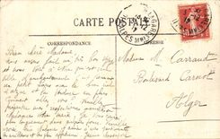 Nice CPA the park and the palate of the Pier Seen from of the casino (tram)