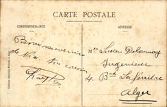 Nice CPA Seen from of the castle Bellande Turn