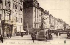 Toulon CPA Squares port the marine engineering and the town hall