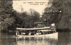 Paris CPA Bois de Boulogne La passerelle