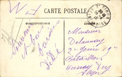 Saint Cloud CPA Le parc le pont du diable