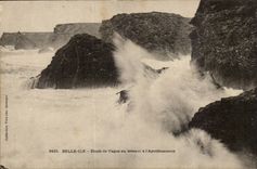 Belle Isle CPA Etude de vague au brisant a l'apothicaire