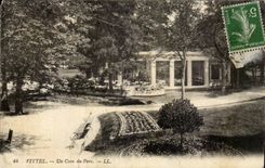 Vittel CPA a corner of the park