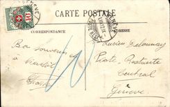 Vittel CPA a corner of the park