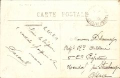 CPA Palate of Fontainebleau the castle and the pond of carps