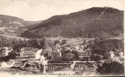 Bourboule CPA Gesamtabbildung und das Holz von Charlanne