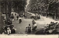 Vichy CPA Seen from in the park