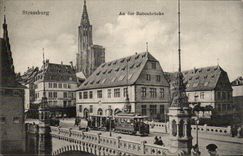 Strassburg Strasbourg CPA year der Rabenbrucke