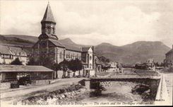 Bourboule CPA die Kirche des Dordogne