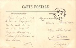 Vichy CPA a corner of the park