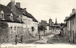 Autun CPA the suburb Saint Blaise