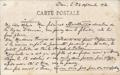 Mit dem Kragen Chipotte CPA des Denkmals der Brigade 86eme