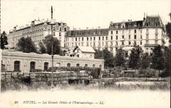 Vittel CPA large hotels and the congestion